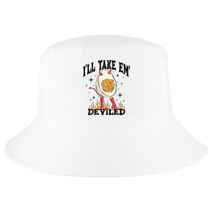 ILl Take Em Deviled Funny Thanksgiving Deviled Eggs Cool Comfort Performance Bucket Hat