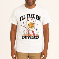 ILl Take Em Deviled Funny Thanksgiving Deviled Eggs Tall T-Shirt