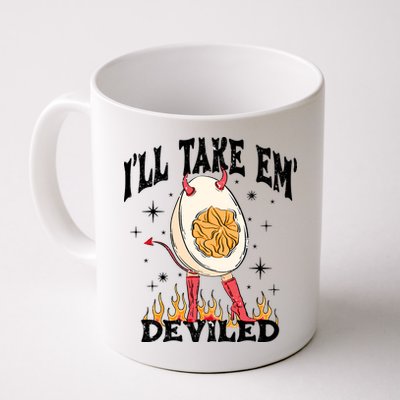 ILl Take Em Deviled Funny Thanksgiving Deviled Eggs Mug
