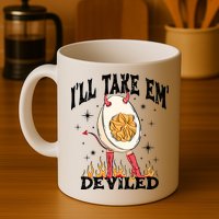 ILl Take Em Deviled Funny Thanksgiving Deviled Eggs Mug