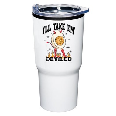 ILl Take Em Deviled Funny Thanksgiving Deviled Eggs Tumbler