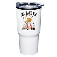 ILl Take Em Deviled Funny Thanksgiving Deviled Eggs Tumbler