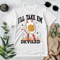 ILl Take Em Deviled Funny Thanksgiving Deviled Eggs Premium T-Shirt