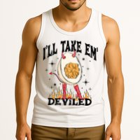 ILl Take Em Deviled Funny Thanksgiving Deviled Eggs Tank Top