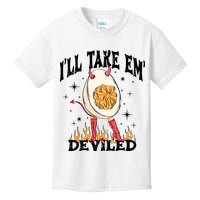 ILl Take Em Deviled Funny Thanksgiving Deviled Eggs Kids T-Shirt