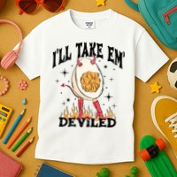 ILl Take Em Deviled Funny Thanksgiving Deviled Eggs Kids T-Shirt