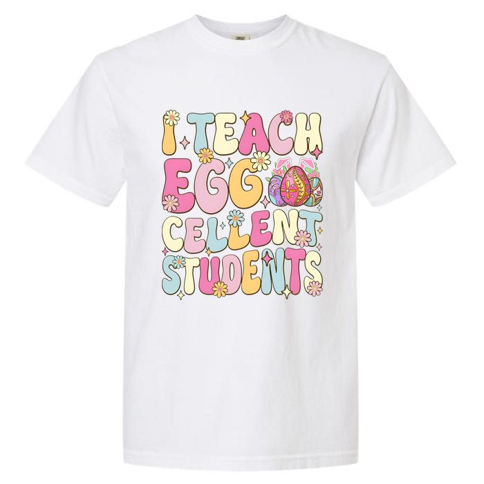 I Teach Egg Cellent Students Easter Day Garment-Dyed Heavyweight T-Shirt