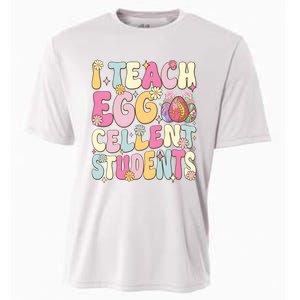 I Teach Egg Cellent Students Easter Day Cooling Performance Crew T-Shirt