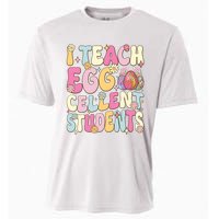 I Teach Egg Cellent Students Easter Day Cooling Performance Crew T-Shirt