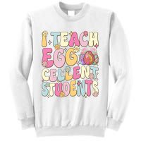 I Teach Egg Cellent Students Easter Day Sweatshirt