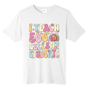 I Teach Egg Cellent Students Easter Day Tall Fusion ChromaSoft Performance T-Shirt