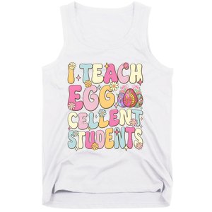 I Teach Egg Cellent Students Easter Day Tank Top