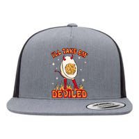 ILl Take Em Deviled Egg Funny Thanksgiving Flat Bill Trucker Hat