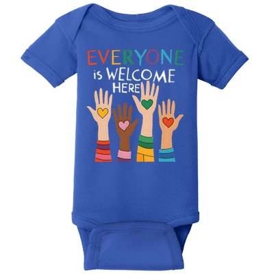 Idaho Teacher Everyone Is Welcome Here  Baby Bodysuit