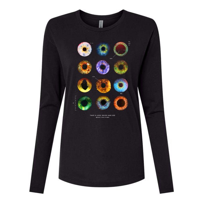 Inside The Eye Womens Cotton Relaxed Long Sleeve T-Shirt