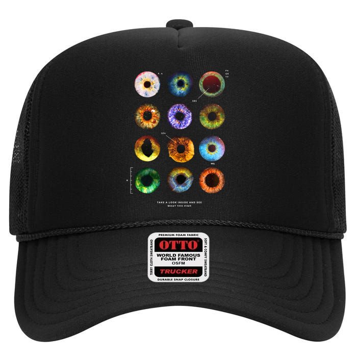 Inside The Eye High Crown Mesh Back Trucker Hat