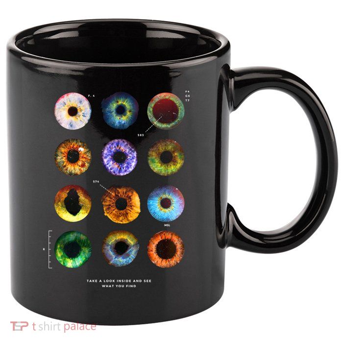 Inside The Eye 11oz C Handle Ceramic Mug