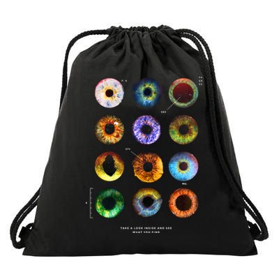 Inside The Eye Drawstring Bag