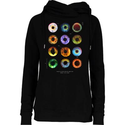 Inside The Eye Womens Funnel Neck Pullover Hood