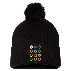 Inside The Eye Pom Pom 12in Knit Beanie