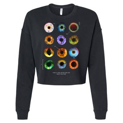 Inside The Eye Cropped Pullover Crew