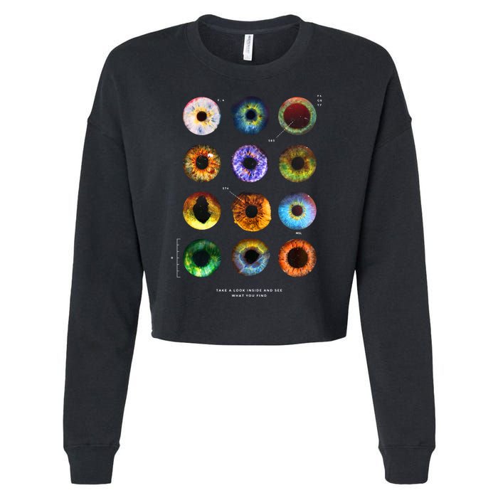 Inside The Eye Cropped Pullover Crew