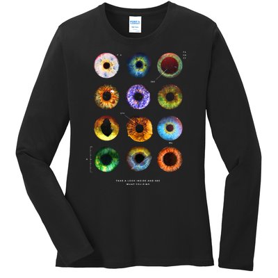 Inside The Eye Ladies Long Sleeve Shirt