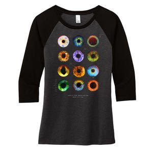 Inside The Eye Women's Tri-Blend 3/4-Sleeve Raglan Shirt