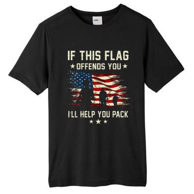 If This Flag Offends You ILl Help You Pack Army Veteran Tall Fusion ChromaSoft Performance T-Shirt