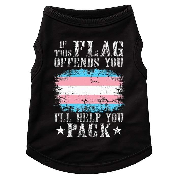 If This Flag Offends You Rainbow Pride Doggie Tank