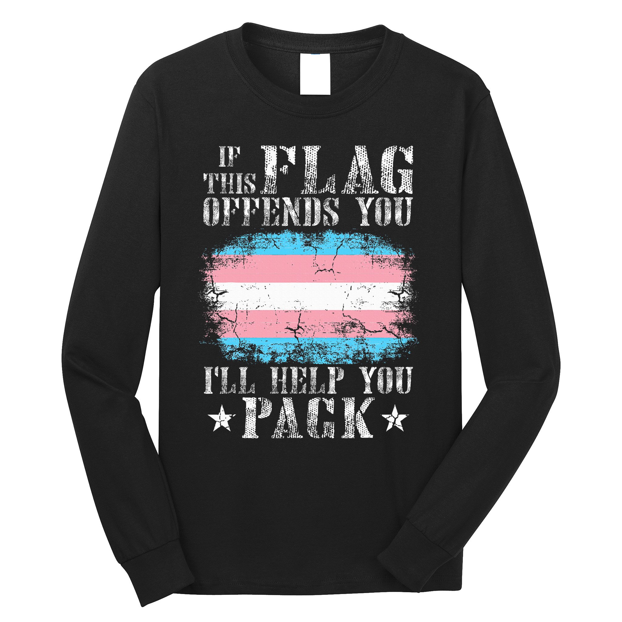 If This Flag Offends You Rainbow Pride Long Sleeve Shirt