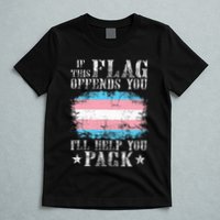 If This Flag Offends You Rainbow Pride T-Shirt