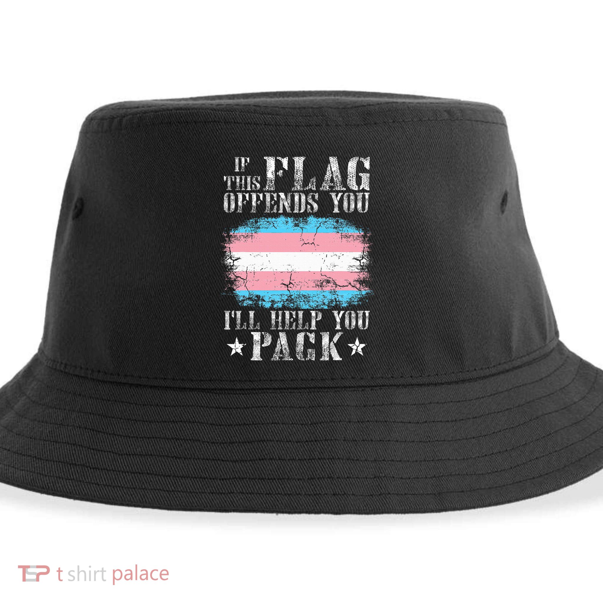 If This Flag Offends You Rainbow Pride Sustainable Bucket Hat