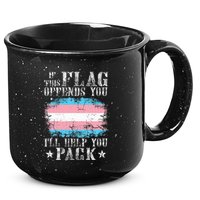 If This Flag Offends You Rainbow Pride 15oz Campfire Ceramic Mug