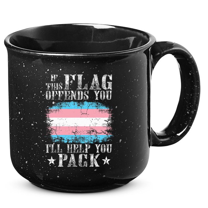 If This Flag Offends You Rainbow Pride 15oz Campfire Ceramic Mug