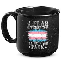 If This Flag Offends You Rainbow Pride 15oz Campfire Ceramic Mug