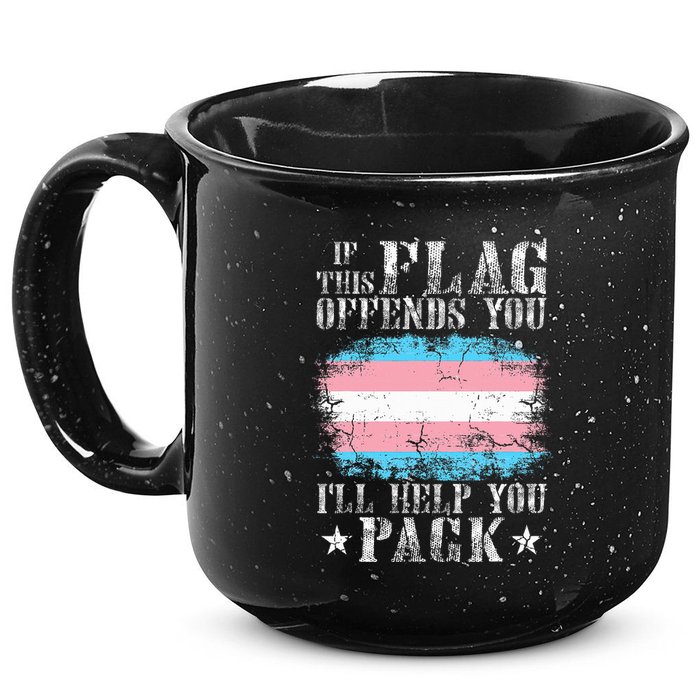 If This Flag Offends You Rainbow Pride 15oz Campfire Ceramic Mug
