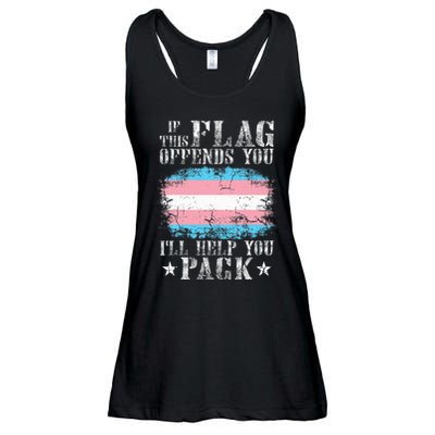 If This Flag Offends You Rainbow Pride Ladies Essential Flowy Tank