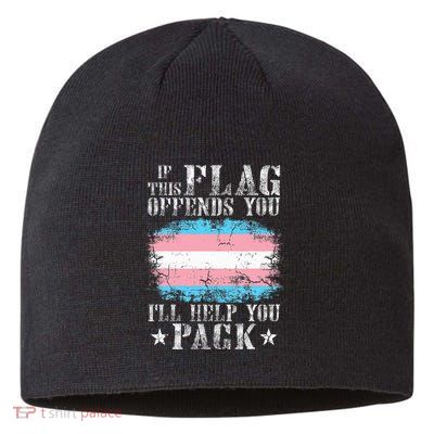 If This Flag Offends You Rainbow Pride Sustainable Beanie