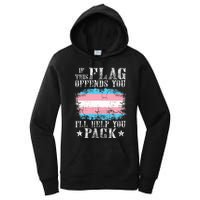 If This Flag Offends You Rainbow Pride Women's Pullover Hoodie