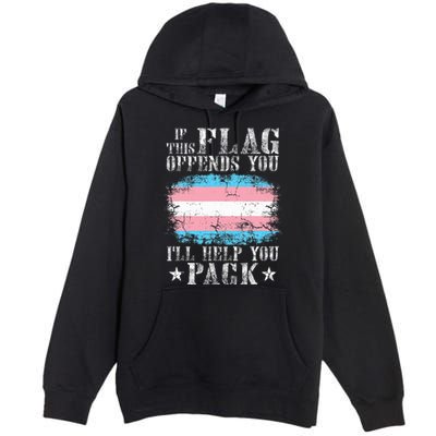 If This Flag Offends You Rainbow Pride Premium Pullover Hoodie