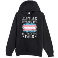 If This Flag Offends You Rainbow Pride Premium Pullover Hoodie