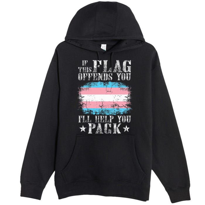 If This Flag Offends You Rainbow Pride Premium Pullover Hoodie