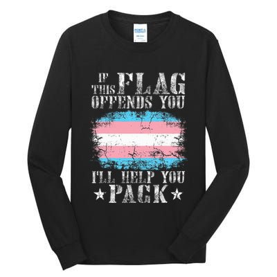 If This Flag Offends You Rainbow Pride Tall Long Sleeve T-Shirt