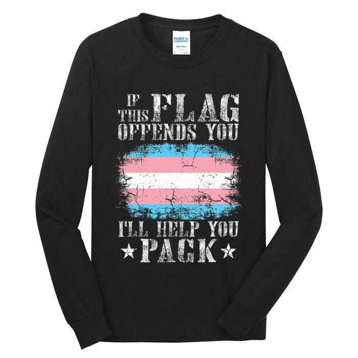If This Flag Offends You Rainbow Pride Tall Long Sleeve T-Shirt