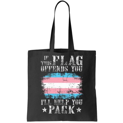 If This Flag Offends You Rainbow Pride Tote Bag