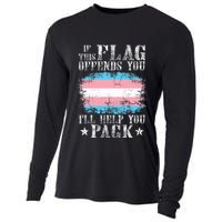 If This Flag Offends You Rainbow Pride Cooling Performance Long Sleeve Crew