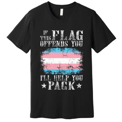 If This Flag Offends You Rainbow Pride Premium T-Shirt