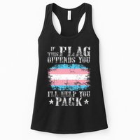 If This Flag Offends You Rainbow Pride Womens Tank Top