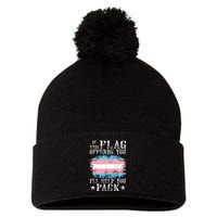 If This Flag Offends You Rainbow Pride Pom Pom 12in Knit Beanie